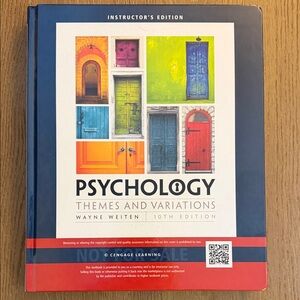 Psychology Themes and Variations Instructor's Edition